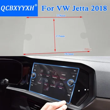 QCBXYYXH Styling Auto de Navigare GPS cu Ecran de Sticla Folie Protectoare Pentru VW Jetta 2018 2019 Control al Ecranului LCD Autocolant Auto