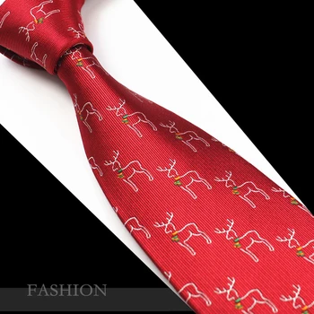 RBOCOTT Roșie Cravată de Crăciun 7cm om de Zăpadă Legături Ziua de Crăciun Pentru Bărbați Albastru & Verde Pom de Crăciun Cravata Moș Crăciun Gât Cravată Slim