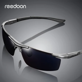 Reedoon Polarizat ochelari de Soare HD Lentile UV400 Cadru Metalic Ochelari de Soare de Designer de Brand Pentru Barbati Femei Conducere Pescuit Sportiv 8282