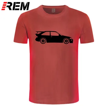 REM T Camasa Bumbac Barbati cu Maneci Scurte Tee Shirt Escort Cosworth inspirat Cossie Masina de Raliu Scrisoarea Imprimate tricou