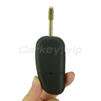 Remotekey Flip-telecomanda cheie auto 4 buton de 433 mhz pentru Jaguar XJ XK S X tip NHVWB1U241 FO21 cheie lama