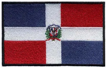 Republica dominicană broderie flag patch 3