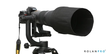 ROLANPRO Lens Hood Teleobiectiv Pliere Capota pentru Canon Nikon Sigma Tamron 200mm f/2, 300mm f/2.8, 400mm f/4, 200-400m f4 (S)