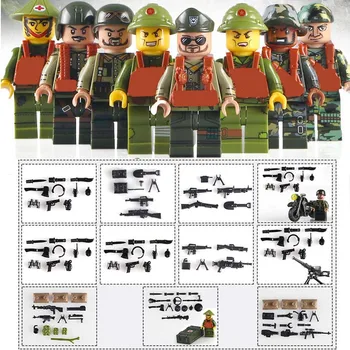 Războiul din Vietnam WW2 US Army SWAT Soldat Militar SWAT Blocuri Cifre Cărămizi Jucarii Pentru Copii, Cadouri Compatibile Cu Lego