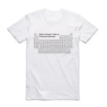 S-a XXX-Bărbați Tabelul de Imprimare De Elemente Chimice Moda T-shirt cu maneci Scurte O-Gât Geek Casual de Vara tricou Barbati Tricou