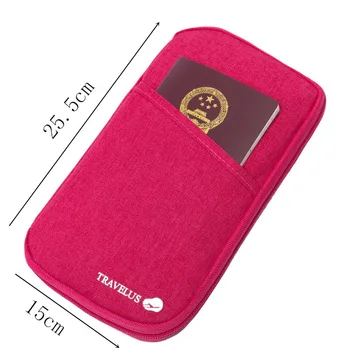 SAFEBET Femei Brand Deținător de Pașaport Multi Buzunare Pachetul de Card Pentru Organizator Card de Credit Protector Cuprinde Documente Card Pack