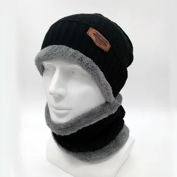 SANDMAN Gât mai Cald Iarnă Hat Capac Tricot Eșarfă Cap Pălării de Iarnă Pentru Bărbați, Femei Tricotate Pălărie Bărbați Căciuli Pălărie Tricot Chelioși