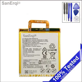 SanErqi Noi HB416683ECW Pentru Huawei Ascend Google Nexus 6P baterie 3550mAh cu instrumente