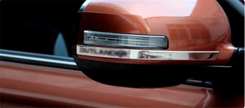 Se potrivesc Pentru MITSUBISHI Outlander 2013 - 2018 Oglinzi Retrovizoare Anti-Freca Decor Garnitura Capac Inel Capac de Piese Auto 2 buc / Set