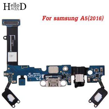 Senzor de Căști Jack Flex Cablu USB Conector Dock Port de Încărcare Cablu Flex Pentru Samsung Galaxy A5 SM-A510F A510F (2016) TrackNo