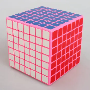 ShengShou 7x7 Puzzle Cub Profesional PVC&Mat Autocolante Cubo Magico Viteza Puzzle Jucării Clasice de Învățare și Educație Jucarii