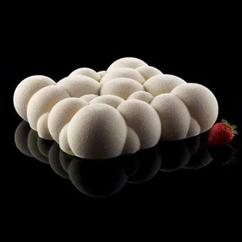 SHENHONG de Promovare a Vânzărilor Neregulate Nor de Design Tort 3D Matrite de Silicon Mucegai Geometrice Romb de Ciocolată produse de Patiserie Arta Pan Bakeware