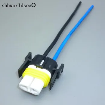 Shhworldsea H8 H11 Cablaj Priză de sex Feminin Mașină Automată Conector de Sârmă de Cablu Plug Pentru HID Xenon Faruri de Ceata-Bec Lampa