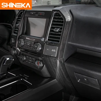 SHINEKA Car Styling Central Contral Aer Condiționat Priza de Aerisire Capac Panou Rama pentru Ford F150+