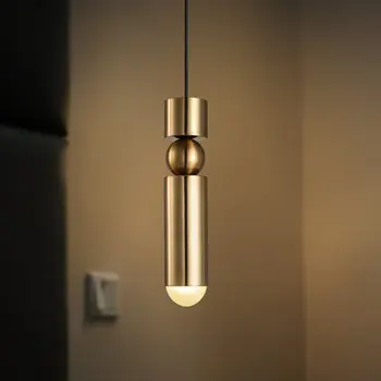 Simplu Stil Loft Fier Acryl Pandantiv cu LED-uri Corpuri de iluminat Moderne Creative Lampă Sala de Mese Bar Agățat Droplight Iluminat Interior