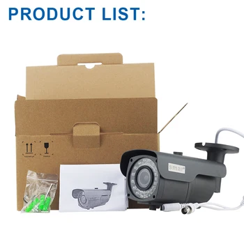 Smar CCTV AHD SONY IMX323 Senzor 1080P Zoom 2.8-12mm Supraveghere 2.0 mp Viziune de Noapte Securitate Video AHD