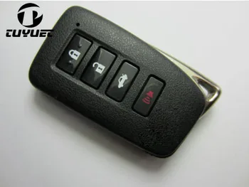 Smart Key Remote Shell Fob Intrare fără cheie de Caz 4 Butoane Pentru Lexus is/ES/GS/NX/RX Smart Card cu lama de Urgență