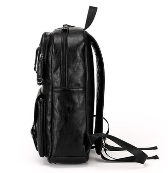 Stacy sac 062616 fierbinte de vânzare om rucsac din piele de sex masculin casual geanta de voiaj student sac de școală