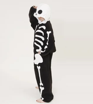 Super Calitate Adult Unisex Costum Schelet Pentru Halloween Petrecere De Pijamale Pijama Body-Uri