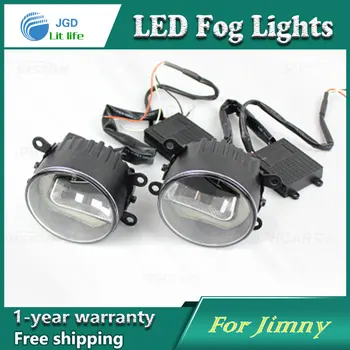 Super LED-uri Albe Lumini de Zi Pentru Suzuki Jimny Drl Light Bar Parcare proiectoare Ceata 12V DC Lampă de Cap