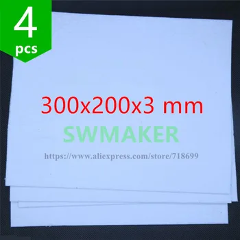 SWMAKER 4buc/lot Reprap Imprimanta 3D Prusa MK3 Pat Încălzit 300x200 mm Izolație de Bumbac 300*200*3 mm pat încălzit izolație de bumbac