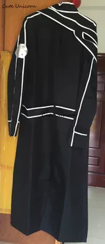 Sword Art Online Kirito Cosplay Costum pentru bărbați Uniforma baieti haine costume de Halloween pentru barbati Jacheta copii+Tricou+Pantaloni+Curea