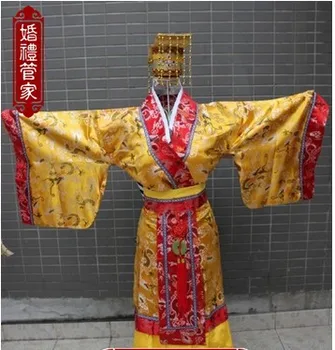 Tang dynasty costum hanfu bărbați cosplay vechi costum împăratul îmbrăcăminte fotografie haine de scenă set cu o pălărie transport Gratuit