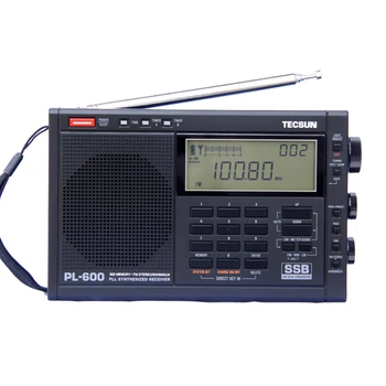 TECSUN PL-600 Reglaj Digital Full-Band FM/MW/SW-SSB/PLL SINTETIZAT Stereo Receptor Radio (4xAA) PL600rqdio