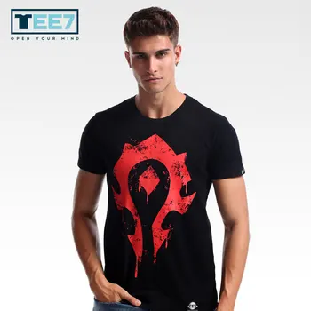 TEE7 Bărbați Joc WOW Casual T-shirt Trib pentru Totdeauna Emblema Marimea M-4XL Bumbac Imprimare de Moda de Top Hip Hop de sex Masculin Slim Fit Bluza Cadou