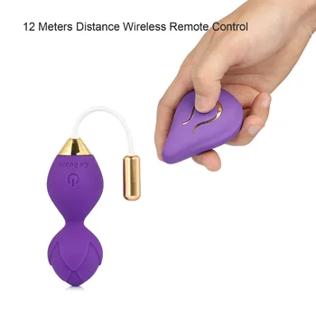 Telecomanda Wireless Ouă Vibratoare Pentru Vagin Strângeți Practicanta Silicon Glonț Ou Vibratoare Reîncărcabilă Minge Masaj Jucarii Sexuale