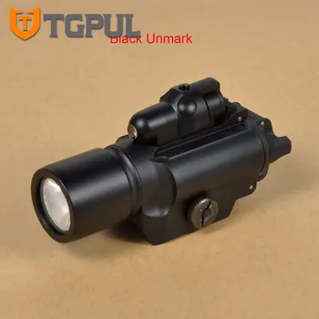 TGPUL Tactice X400 Arma Lumina LED Lanterna pentru Pistol Pistol cu Laser Combo Lumina de Vânătoare Scout Lanterna pentru Weaver Picatinny Feroviar
