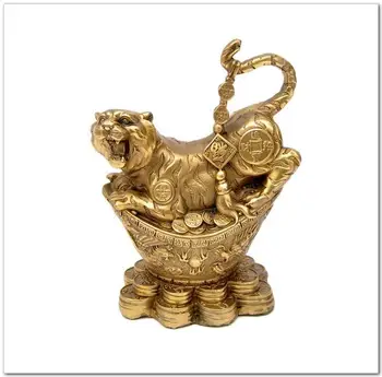 Tiger Statuie Figurina Zodiac Chinezesc Decor Acasă Cadou