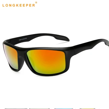 Timp Keeper Brand Retro Ochelari de Soare pentru barbati de Conducere Cadru Pătrat Polarizat ochelari de soare Barbati Pescuit Ochelari de sex Masculin Gafas