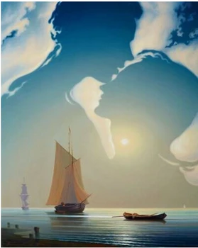 Titanic film poster pictura de numere home decor de perete de arta imagini decorative pentru camera de zi diy ulei panza pictura OP39
