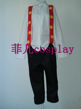 Tokyo Ghoul Juuzou Suzuya Costum Cosplay Anime stil Japonez Cosplay haine set 3 in 1 (haina+tricou+salopete)