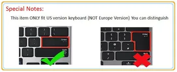 TPU Tastatura Laptop Protector Acoperă Pielea de Paza pentru Dell Alienware 15 M15X R2 R3 ALW15C-2016 presă