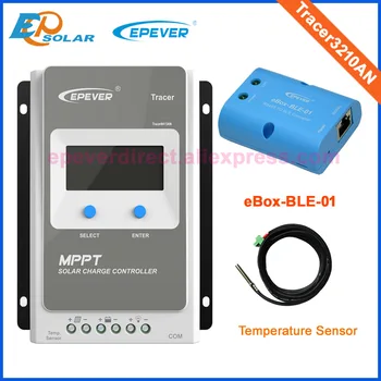 Tracer 3210AN Epsloar EPEVER 30A MPPT Controler de Încărcare Solară cu MT50 Metru WIFI, bluetooth, senzor de temperatură și cabluri USB