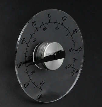 Transparent Circulară În Aer Liber Fereastra Termometru Temperatura Stația Meteo Instrument