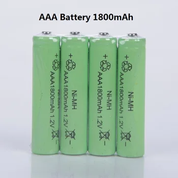 Transport gratuit 10buc/lot baterie AAA NiMH 1800mAh baterii reîncărcabile AAA, jucarii baterie