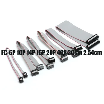 Transport gratuit 10pc JTAG AVR Download Cablu Conector de Sârmă Cablu de Date FC-6P 10P 14P 16P 20P 40P 2.54 mm Pas 30CM
