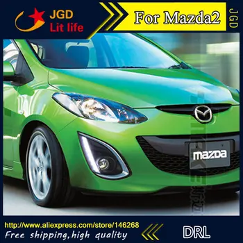 Transport gratuit ! 12V 6000k LED DRL Daytime running light pentru Mazda 2 Mazda2 2012-lampa de ceață cadru Ceață de lumină