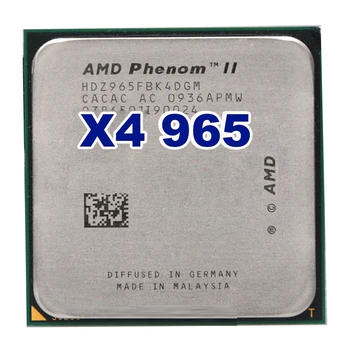 Transport gratuit AMD Phenom II X4 965 3.4 GHz Socket AM2+ AM3 938 Procesor Quad-Core 2M L2/ 6M L3 Desktop CPU