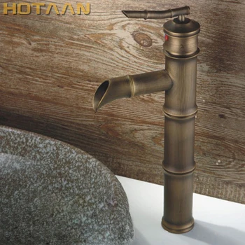 Transport gratuit bronz Antic finisare Ieșire baie chiuveta de robinet robinet mâner robinet de apă bazinul robinet chiuveta robinet torneira