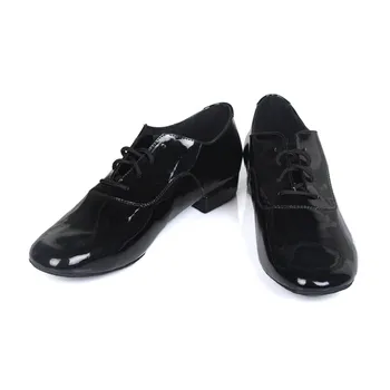 Transport gratuit de Bună Calitate Vânzare Fierbinte Negru PU latină Pantofi de Dans Salsa Man Jazz Pantofi de Bal Zapatos De Baile