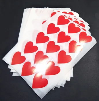 Transport gratuit ( produs nou) roșu inimile în dragoste inima Nunta tambur autocolante (1000 de posturi pe rola)