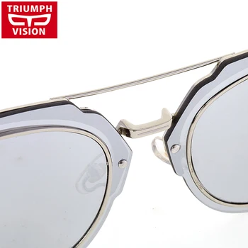 TRIUMFUL VIZIUNE Moda Avion Oglindă Unisex ochelari de Soare de Designer de Înaltă Calitate Ochelari de Soare Femei Bărbați Lentile UV400 Pilot Oculos de sex Feminin