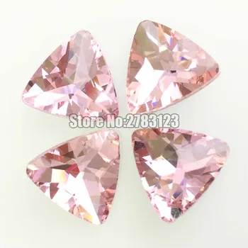 Triunghiul roz AAA+ Sticla Cristal pointback pietre,telefon Mobil/nail art/diy accesorii transport Gratuit SWTP110