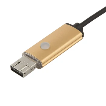 Tulbure frumusețea 7mm USB Endoscop Cmos 10m lungime Cablu rezistent la apa Bronhoscop, Endoscop Masina de Inspecție Vizuală Camera Țeavă de Cupru Video