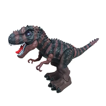 Tyrannosaurus Rex Electric Muzică Ușoară Dinozaur de Mers pe jos de Învățământ Jucării cu Baterii Electronice Film & Tv-Gata-de-go