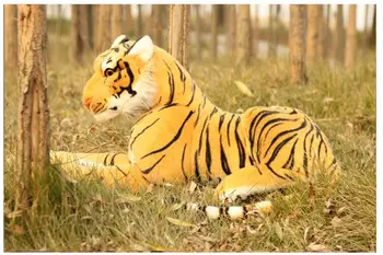 Umplute mare animal de plus tigru de jucarie simulare tigru papusa cadou de ziua 85cm